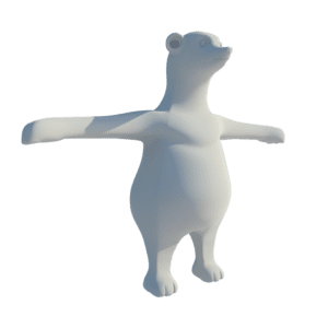 Bear Toon 3D Model