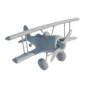 Airplane toy 3d