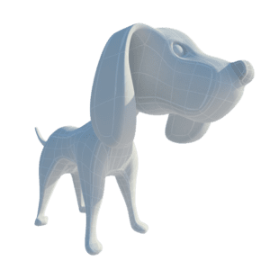 Dog cartoon 3d