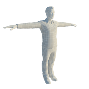 3d model man