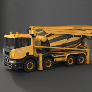 Mixer Truck 3d model