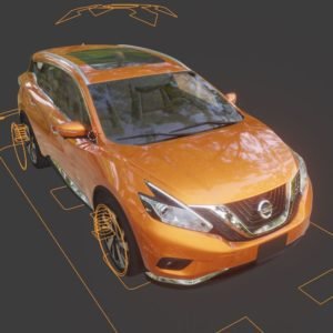 Suv nissan 3d model