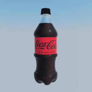 Botella de coca cola 3d