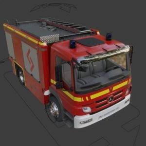 Fire truck 3d
