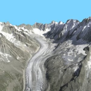 Glaciar 3d model