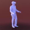 Vr oculus man 3d
