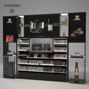 Cosmetics Display 3d