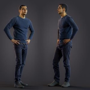3d man scan model download