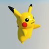 pikachu 3d model