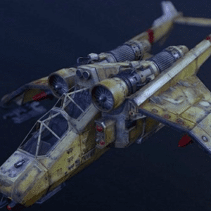 3d spaceship
