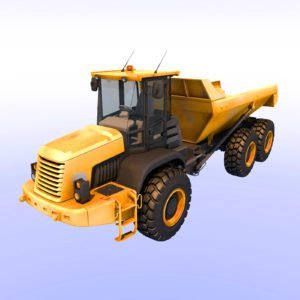 Articulated Dump Truck 3d model