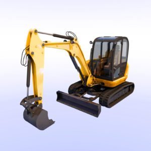Mini Excavator 3d model