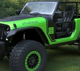 Jeep wrangler 3d model