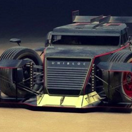 Racer cars 3d model