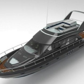 Yacht 3D Model