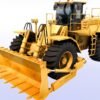 truck machinery 3d model